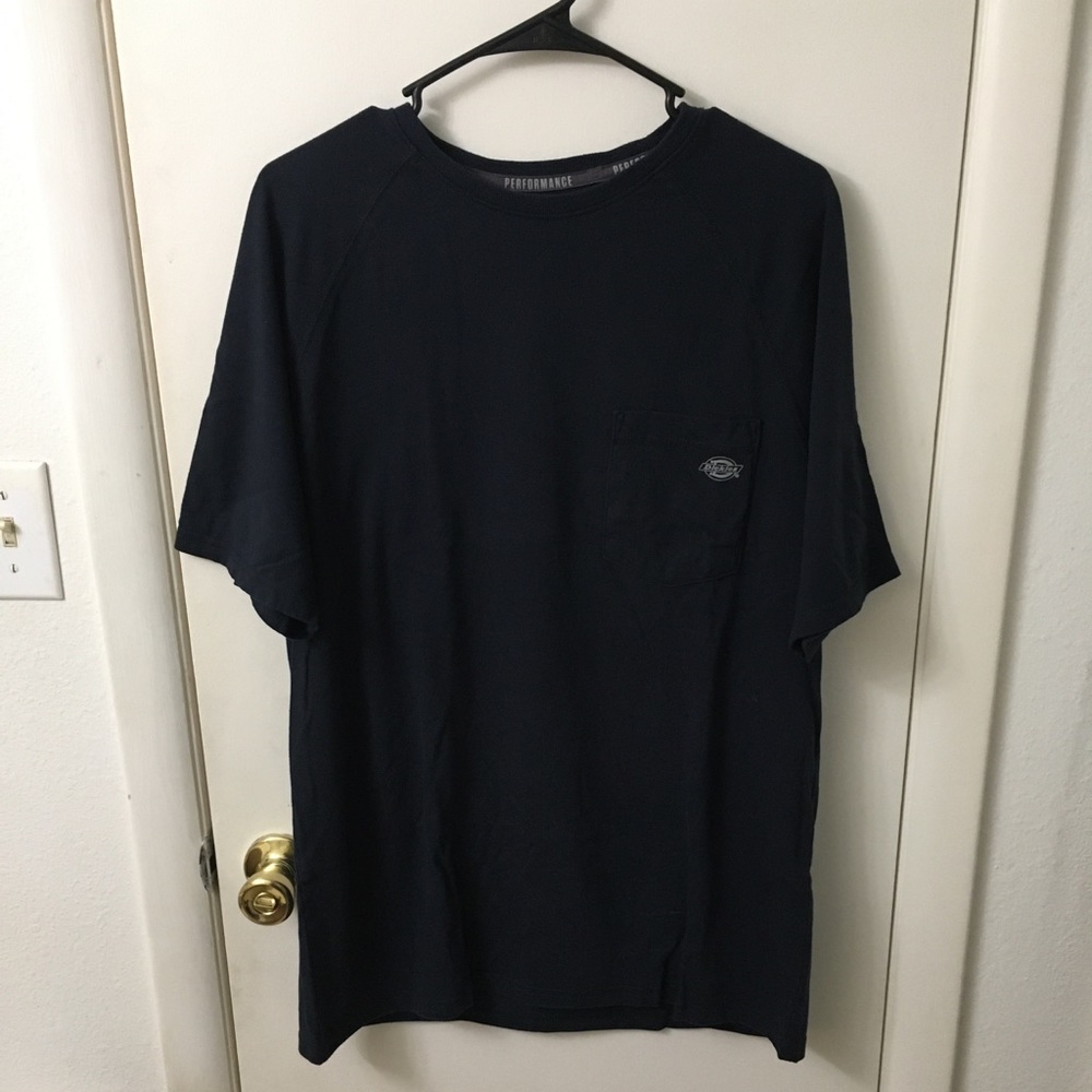 Dickies IQ Tech Pocket Tee Navy Blue Large L